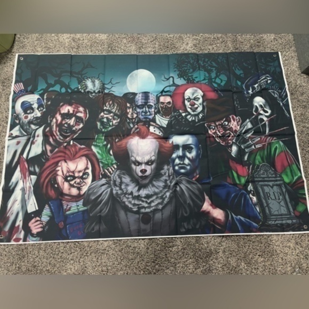 Horror Movie Character Wall Tapestry